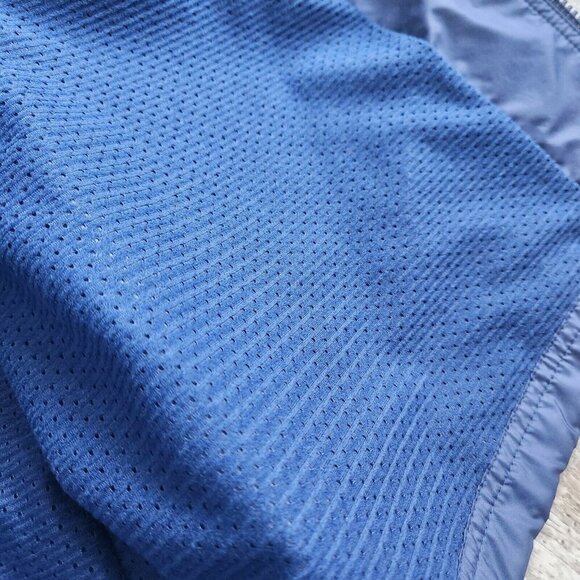 Adidas Mens Windbreaker Vintage Retro Jacket Size XL Blue Burgundy Full-Zip 90s - Picture 12 of 16